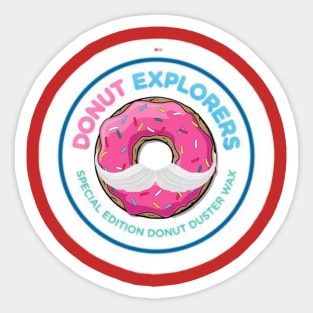 Donut Explorers Special Edition Duster Was Logo - Light Sticker